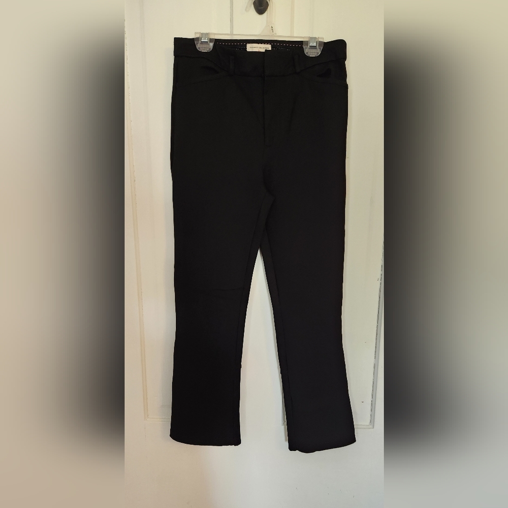 Anthropologie The Essential Collection Black Crop Pant Size 4